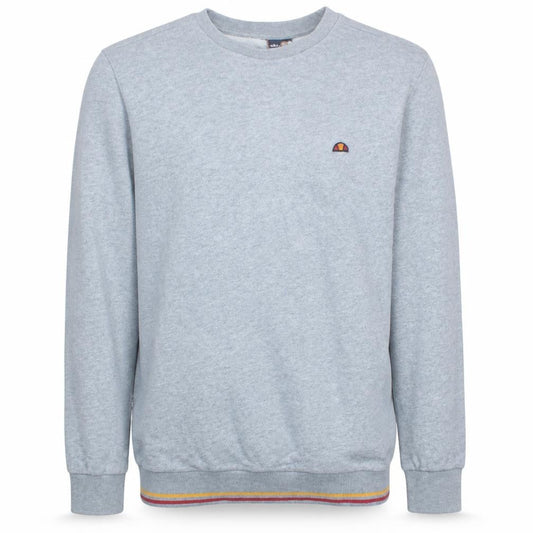 Ellesse Men's Grey Regular Fit Pullover Crew Neck Sweatshirt M