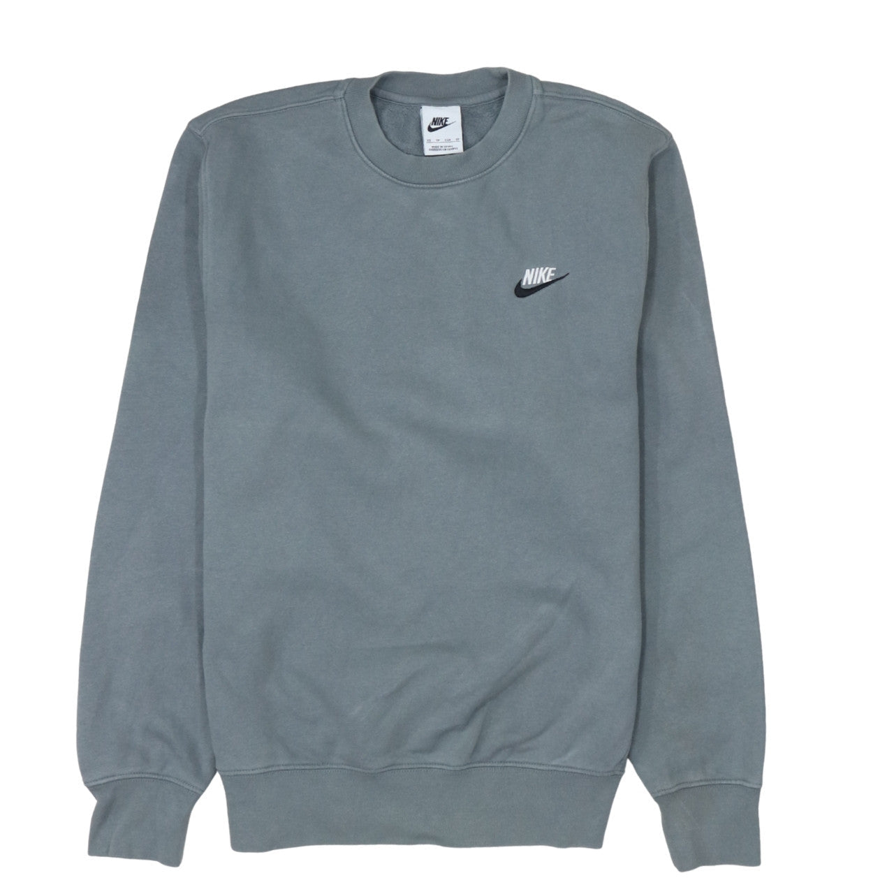 Nike Men's Grey Crew Neck Pullover Sweatshirt XS