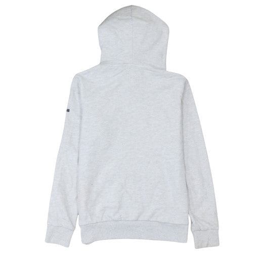 Superdry Womens Grey Pullover Hoodie Size M Cotton Blend Casual