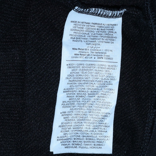 Nike Women Black XL Pullover Sweatshirt Dri-Fit Logo Crew Neck