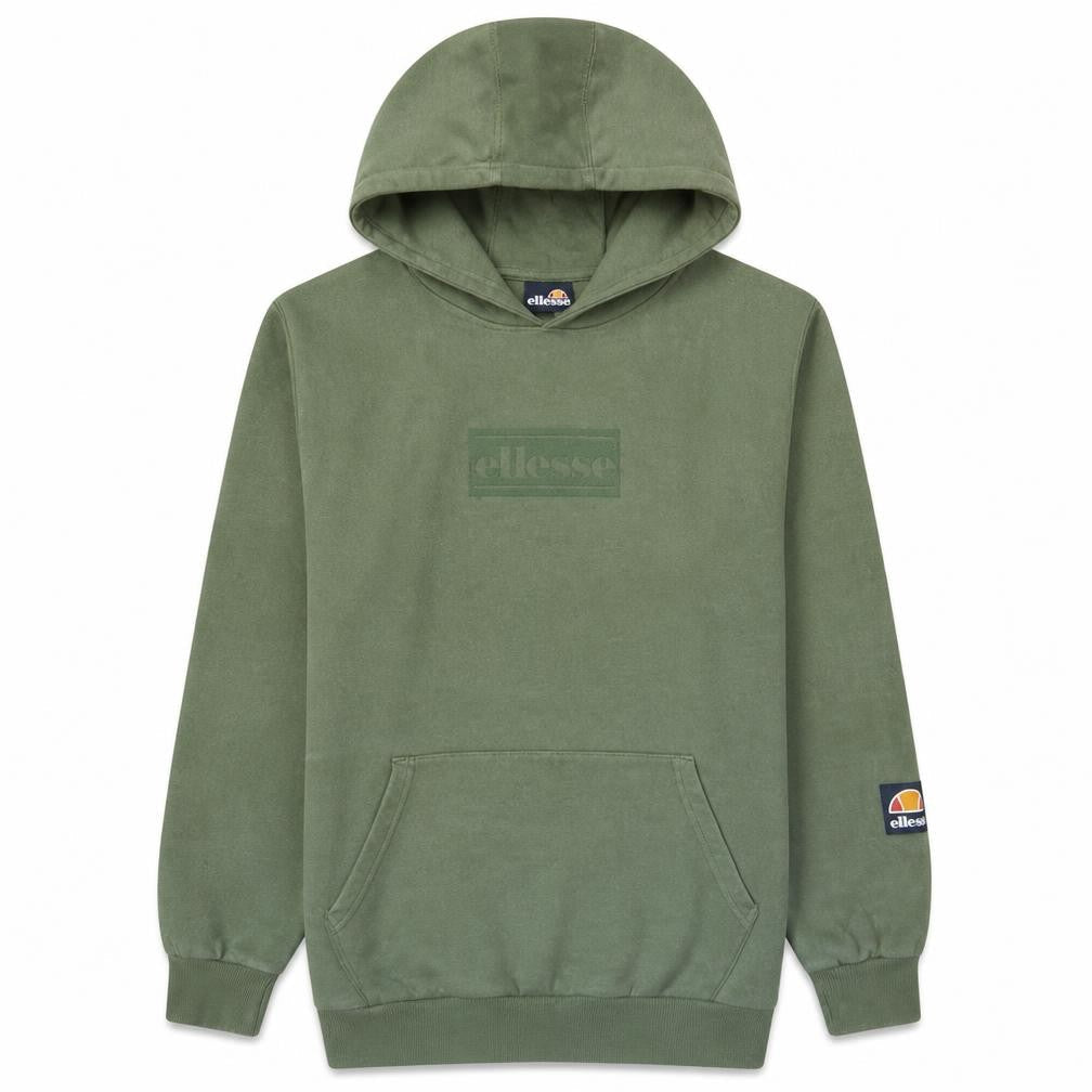Ellesse Women’s Green Pullover Hoodie UK 10 Cotton Blend Casual