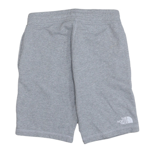 The North Face Boys Grey L Sweat Shorts Cotton Blend Activewear