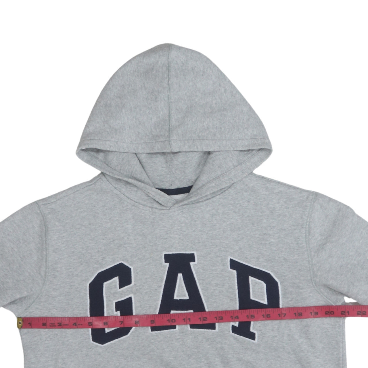 GAP Kids Boys Grey XL Pullover Hoodie Cotton Blend Logo Design