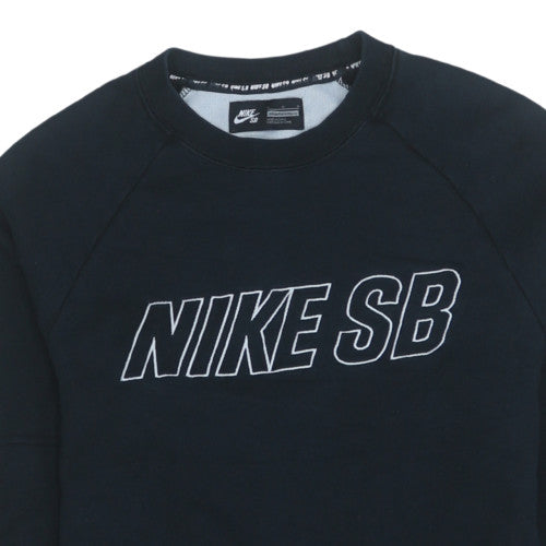 Nike SB Men's Black Medium Crew Neck Pullover Sweatshirt