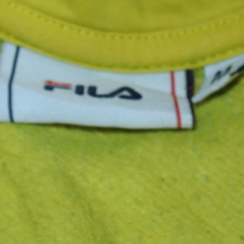 FILA Men's Multicoloured Pullover Hoodie Size M Logo Sportswear