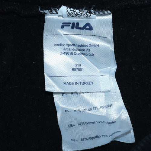 FILA Men's Multicoloured Pullover Hoodie Size M Logo Sportswear