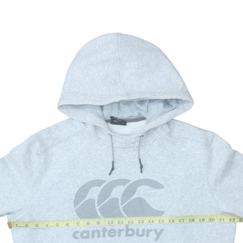 Canterbury Men's Grey Pullover Hoodie M Fleece Sportswear