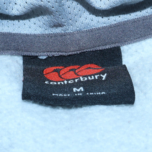 Canterbury Men's Grey Pullover Hoodie M Fleece Sportswear