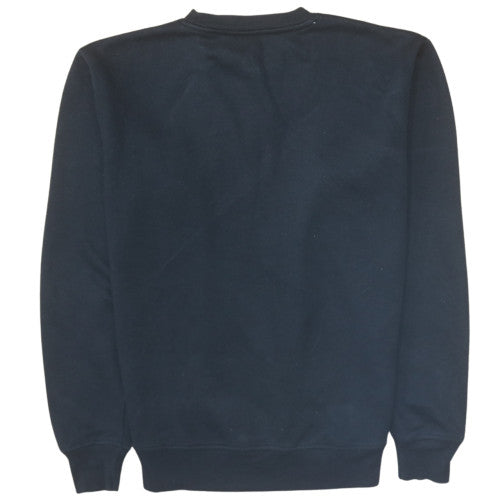 Fila Men's Black Small Crew Neck Sweatshirt Logo Cotton Blend