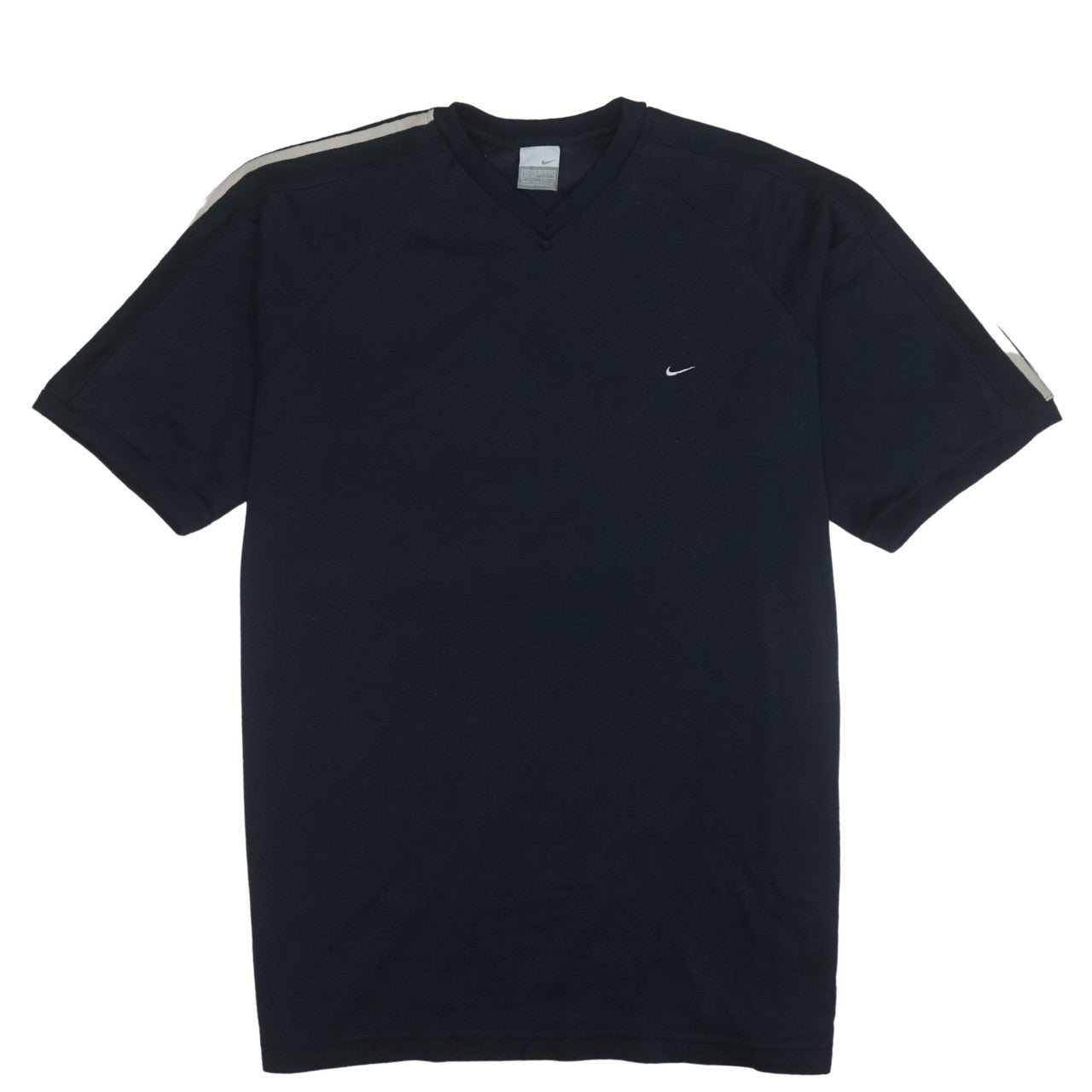 Nike Men's Navy V-Neck Short Sleeve T-Shirt L