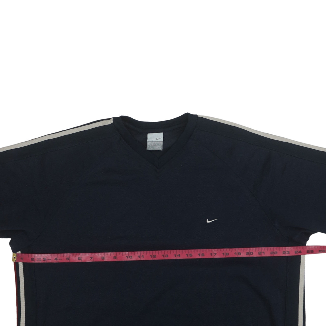 Nike Men's Navy V-Neck Short Sleeve T-Shirt L