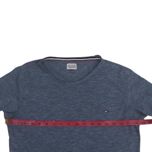 Tommy Hilfiger Men's Blue Crew Neck Short Sleeve T-Shirt Size S
