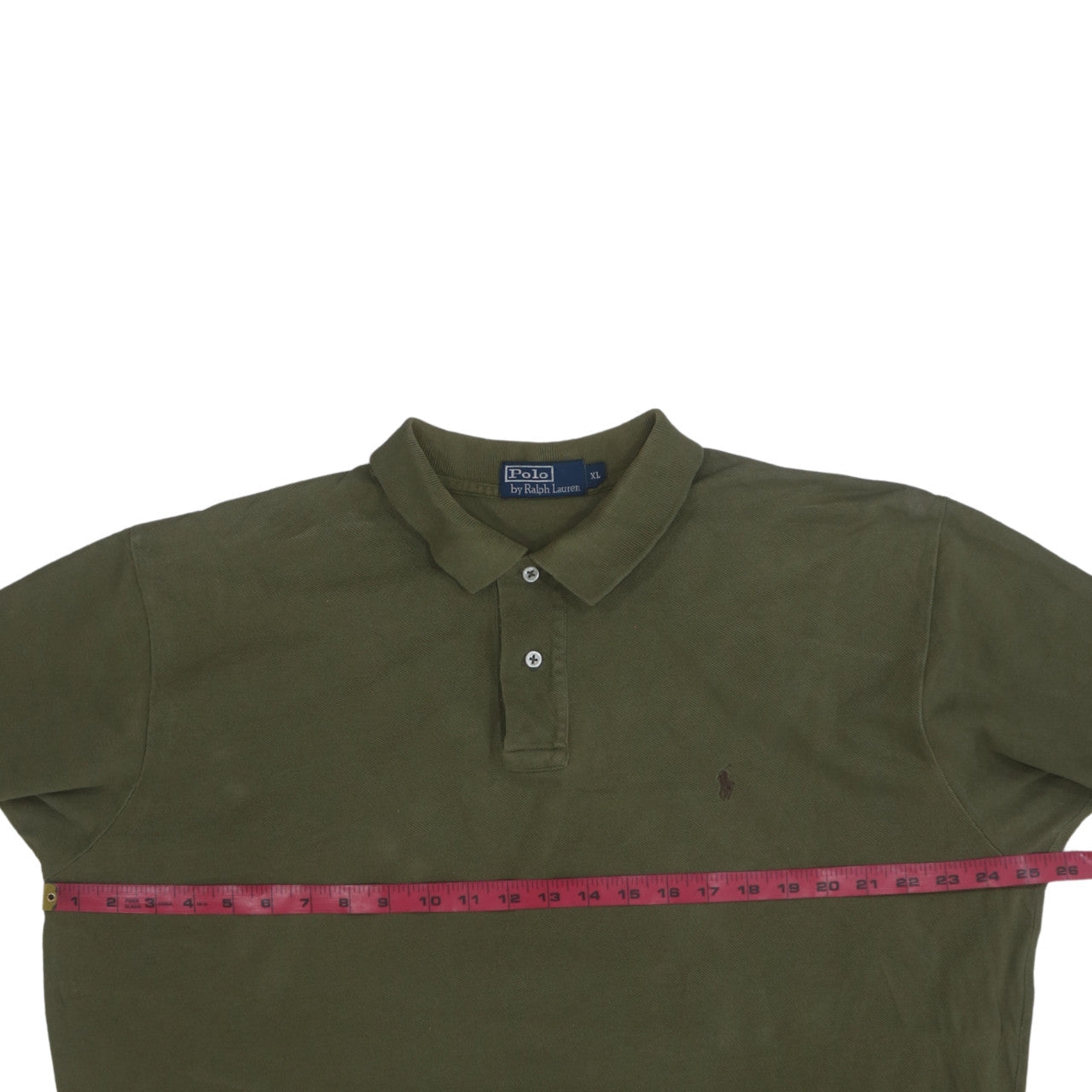 Ralph Lauren Men's Green XL Classic Cotton Polo Shirt