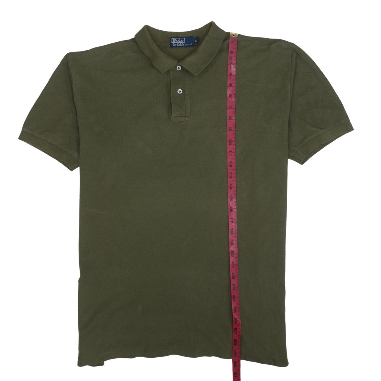 Ralph Lauren Men's Green XL Classic Cotton Polo Shirt