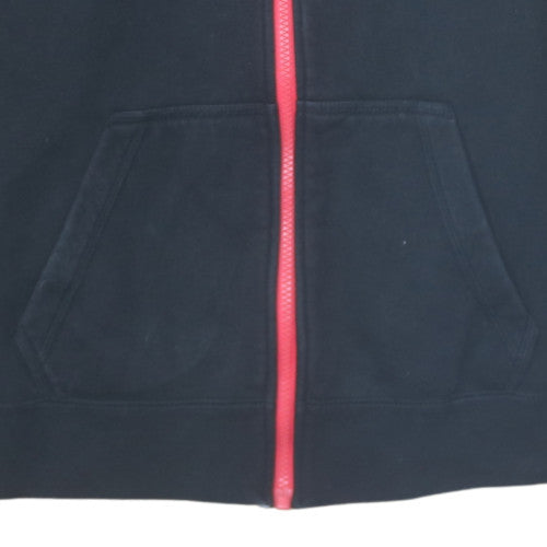 Nike Womens Black Full Zip Hoodie M Hooded Sweatshirt