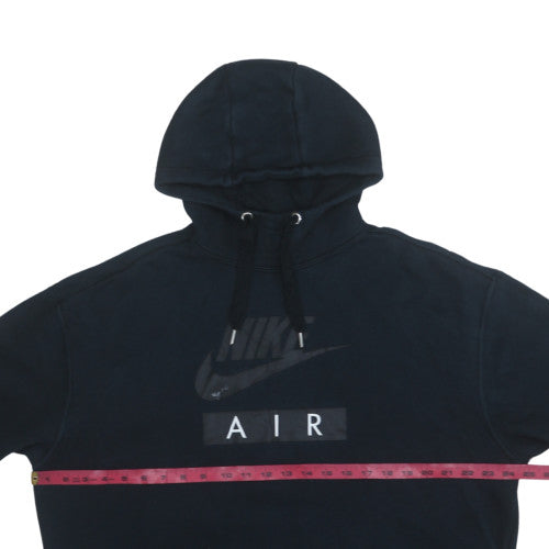 Nike Women’s Black Small Pullover Hoodie Sweatshirt with Logo Print