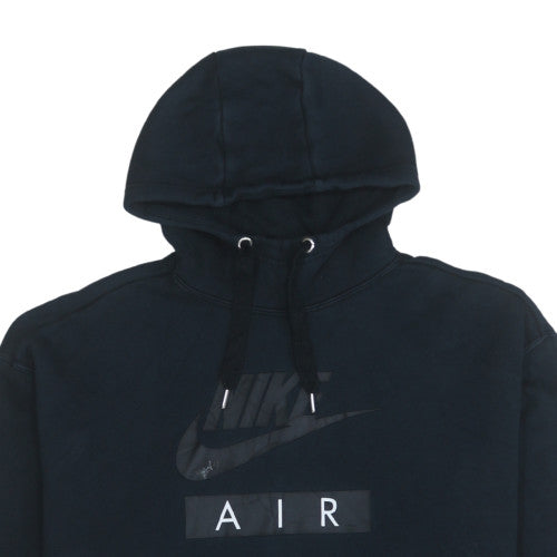 Nike Women’s Black Small Pullover Hoodie Sweatshirt with Logo Print