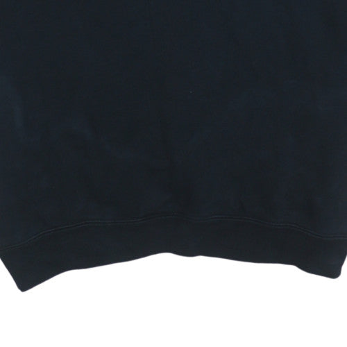 Nike Women’s Black Small Pullover Hoodie Sweatshirt with Logo Print
