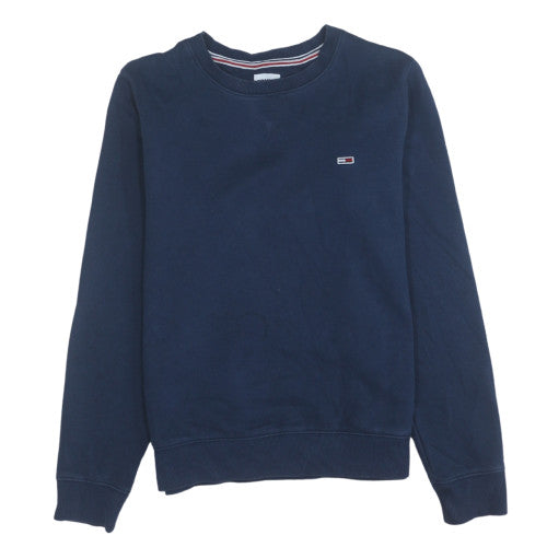 Tommy Jeans Men's Blue Regular Fit Crew Neck Sweatshirt Size S
