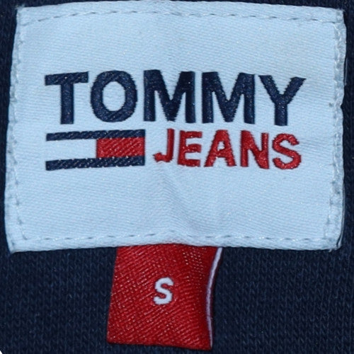 Tommy Jeans Men's Blue Regular Fit Crew Neck Sweatshirt Size S