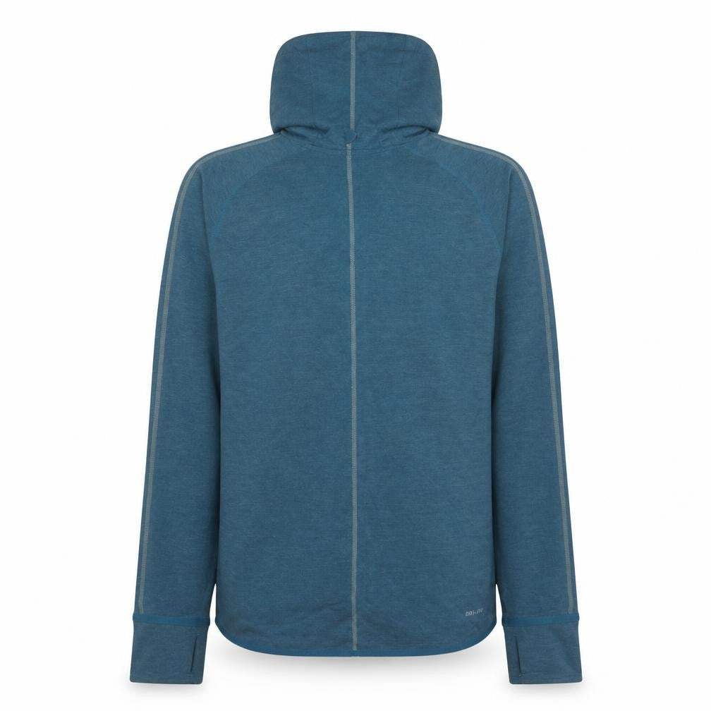 Nike Men's Blue Dri-Fit Full Zip Hoodie Size L Lightweight Sportswear