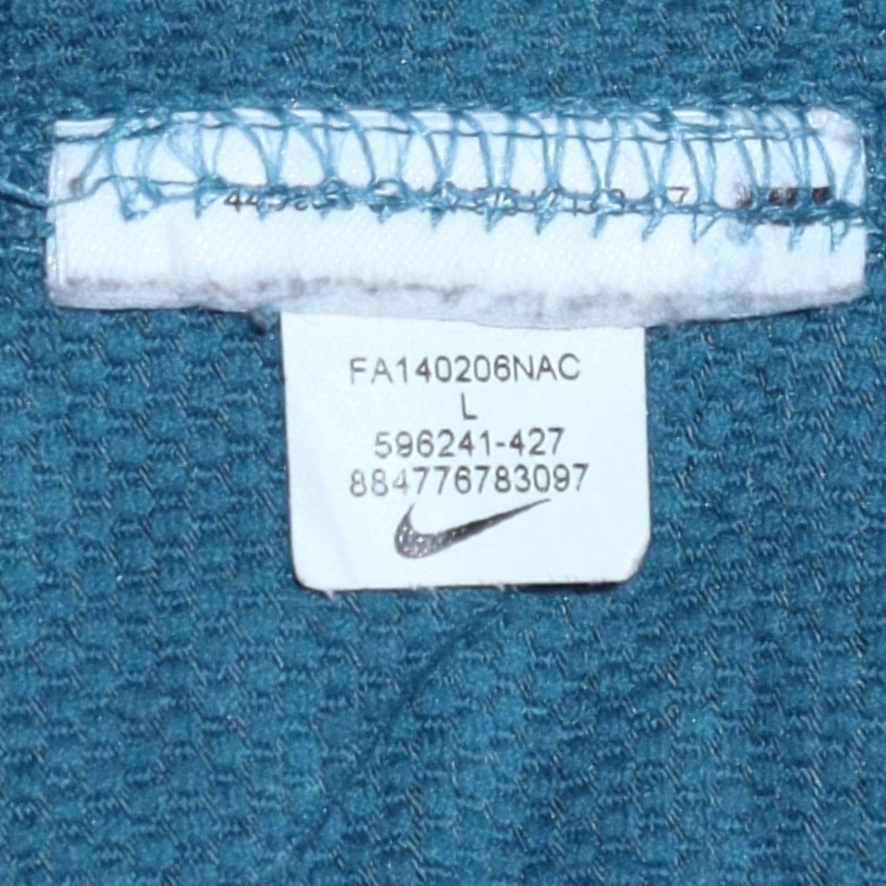 Nike Men's Blue Dri-Fit Full Zip Hoodie Size L Lightweight Sportswear
