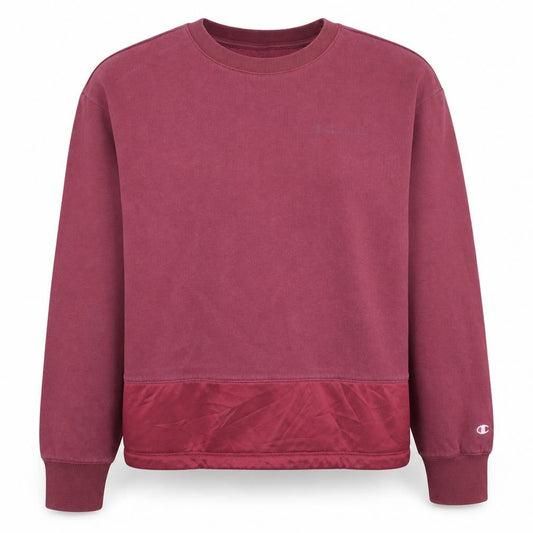 Champion Womens Maroon Large Crew Neck Pullover Sweatshirt