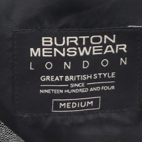 Burton Menswear London Men's Grey Wool Blazer Medium Regular Fit
