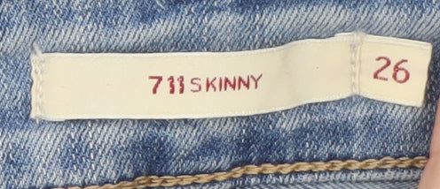 Levi's 711 Skinny Women's Blue Slim Fit Denim Jeans Size 26