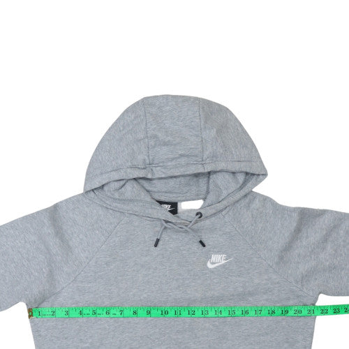 Nike Womens Grey Pullover Hoodie Small Classic Cotton Casual