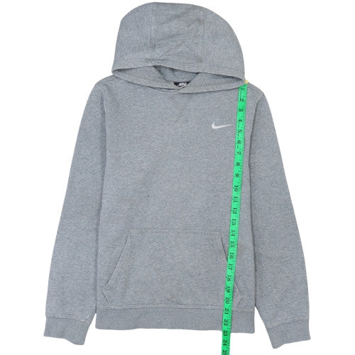Nike Boys Grey Pullover Hoodie XL 13-15 Years Fleece Sweatshirt