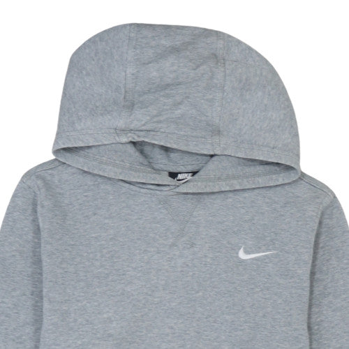 Nike Boys Grey Pullover Hoodie XL 13-15 Years Fleece Sweatshirt