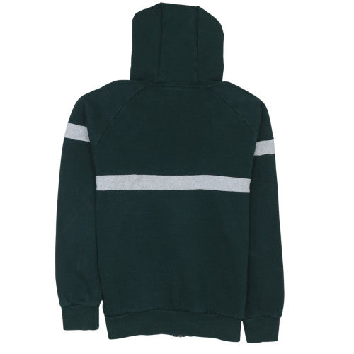 Adidas Men's Green Full Zip Hoodie M Sports Fleece
