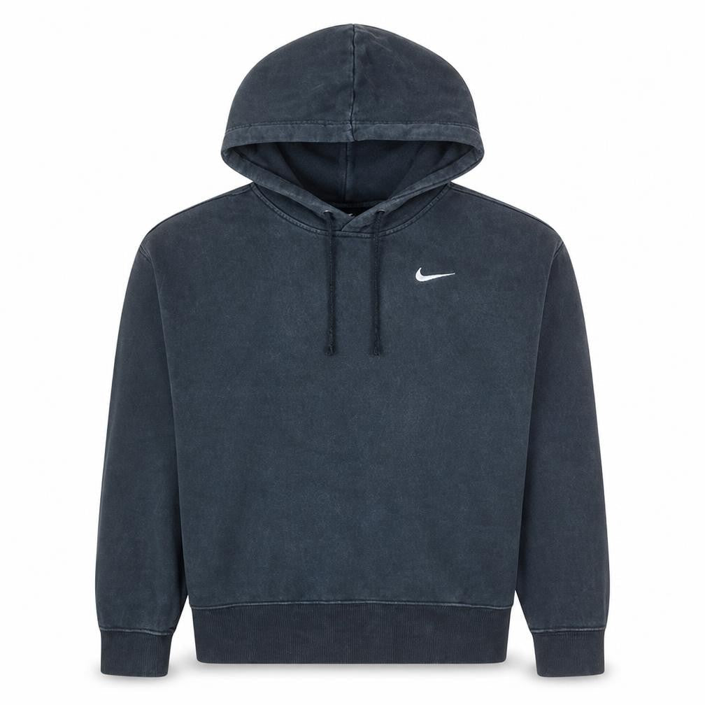 Nike Women's Black Pullover Hoodie Size S Logo Fleece Sweatshirt
