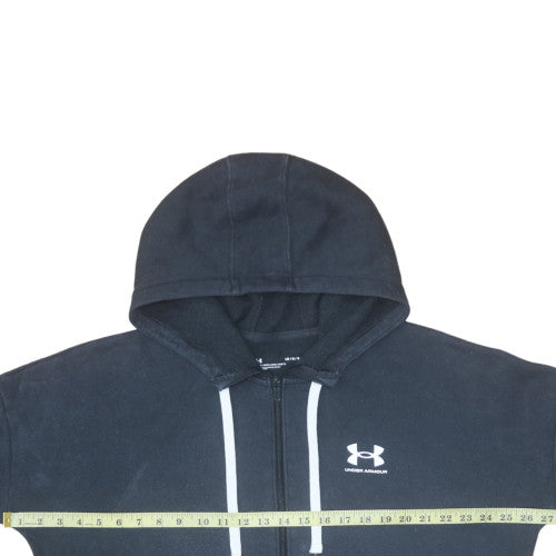 Under Armour Men's Black Full Zip Hoodie Size L Casual Sportswear