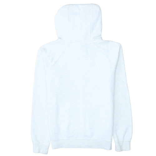 Nike Womens White XS Pullover Hoodie Sweatshirt Cotton Blend