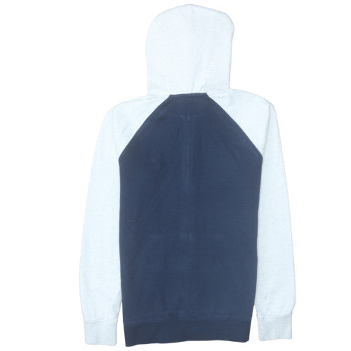 Quiksilver Men's Blue Full Zip Hoodie XS Lightweight Cotton Blend