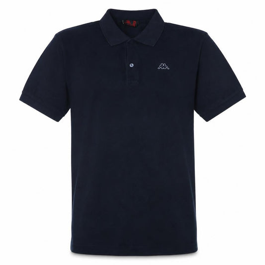 Kappa Men's Black Cotton Polo Shirt M Short Sleeve Classic Fit