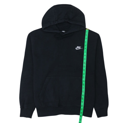 Nike Men's Black Pullover Hoodie M Regular Fit Fleece Sportswear
