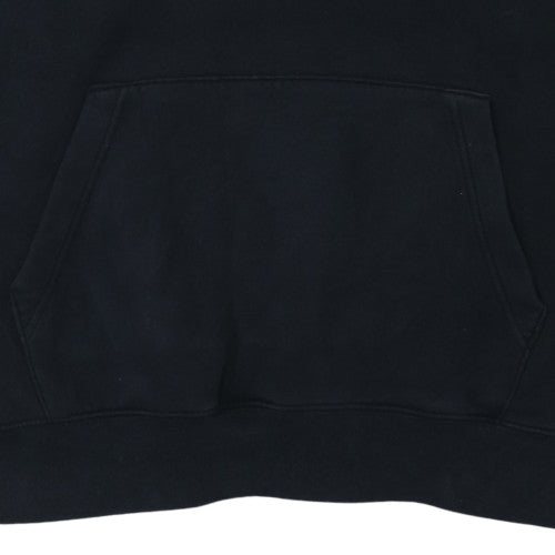 Nike Men's Black Pullover Hoodie M Regular Fit Fleece Sportswear