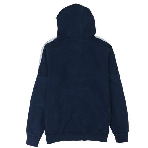 Adidas Boys Blue Pullover Hoodie 13-14 Years Regular Fit Fleece Sweatshirt