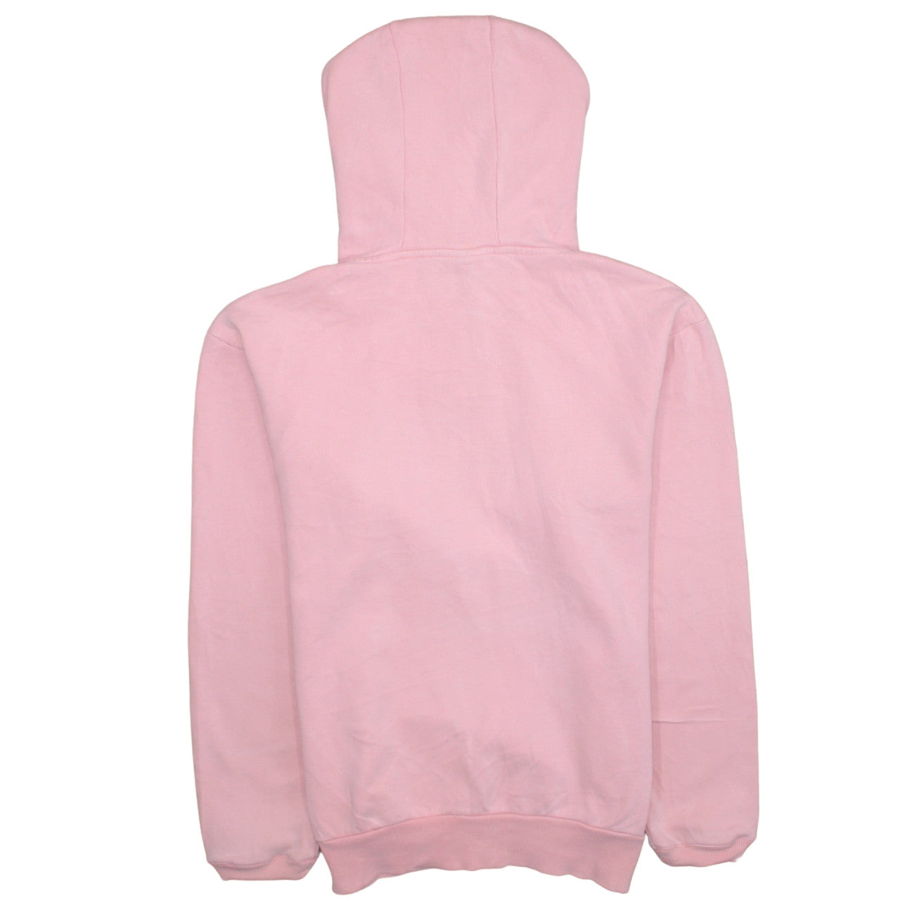 Ellesse Womens Pink Hoodie UK 12 Cotton Blend Long Sleeve Pullover