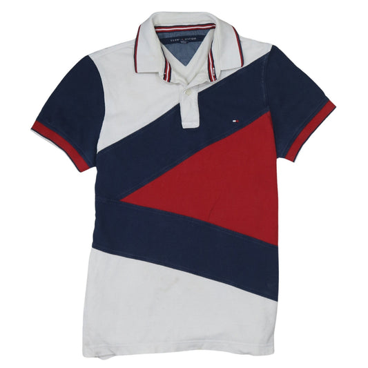 Tommy Hilfiger Men's Multicoloured Cotton Polo Shirt Size S