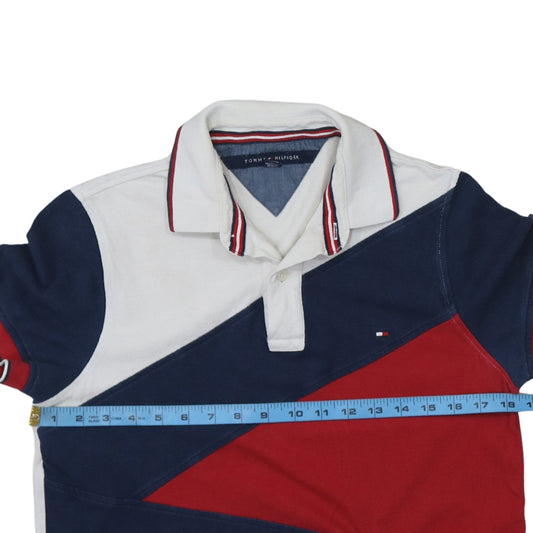 Tommy Hilfiger Men's Multicoloured Cotton Polo Shirt Size S
