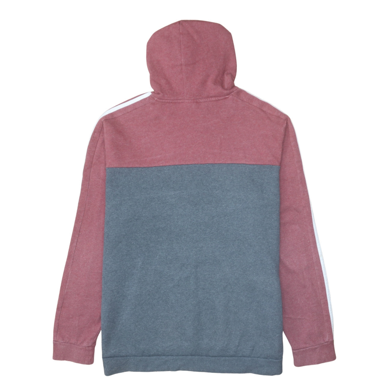 adidas Men’s Multicoloured 2XL Pullover Hoodie with Logo Stripes