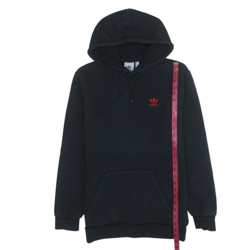 Adidas Men's Black Pullover Hoodie Small Classic Trefoil Logo