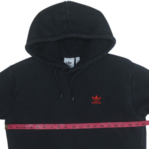 Adidas Men's Black Pullover Hoodie Small Classic Trefoil Logo