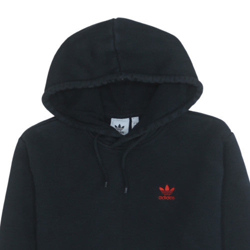 Adidas Men's Black Pullover Hoodie Small Classic Trefoil Logo