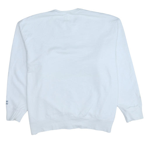 Levi's Men's White 2XL Relaxed Fit Crew Neck Logo Sweatshirt