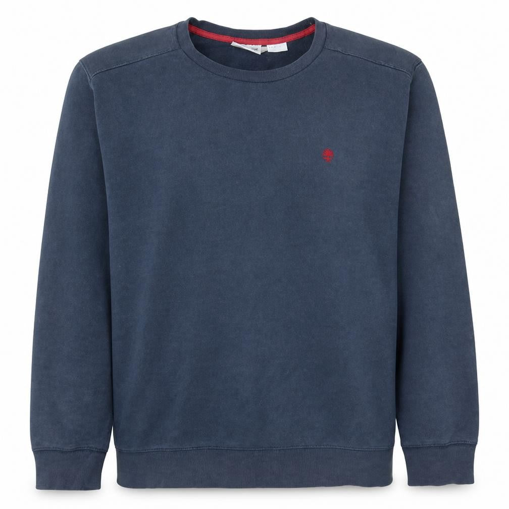 Timberland Men's Blue XL Pullover Crew Neck Cotton Sweatshirt